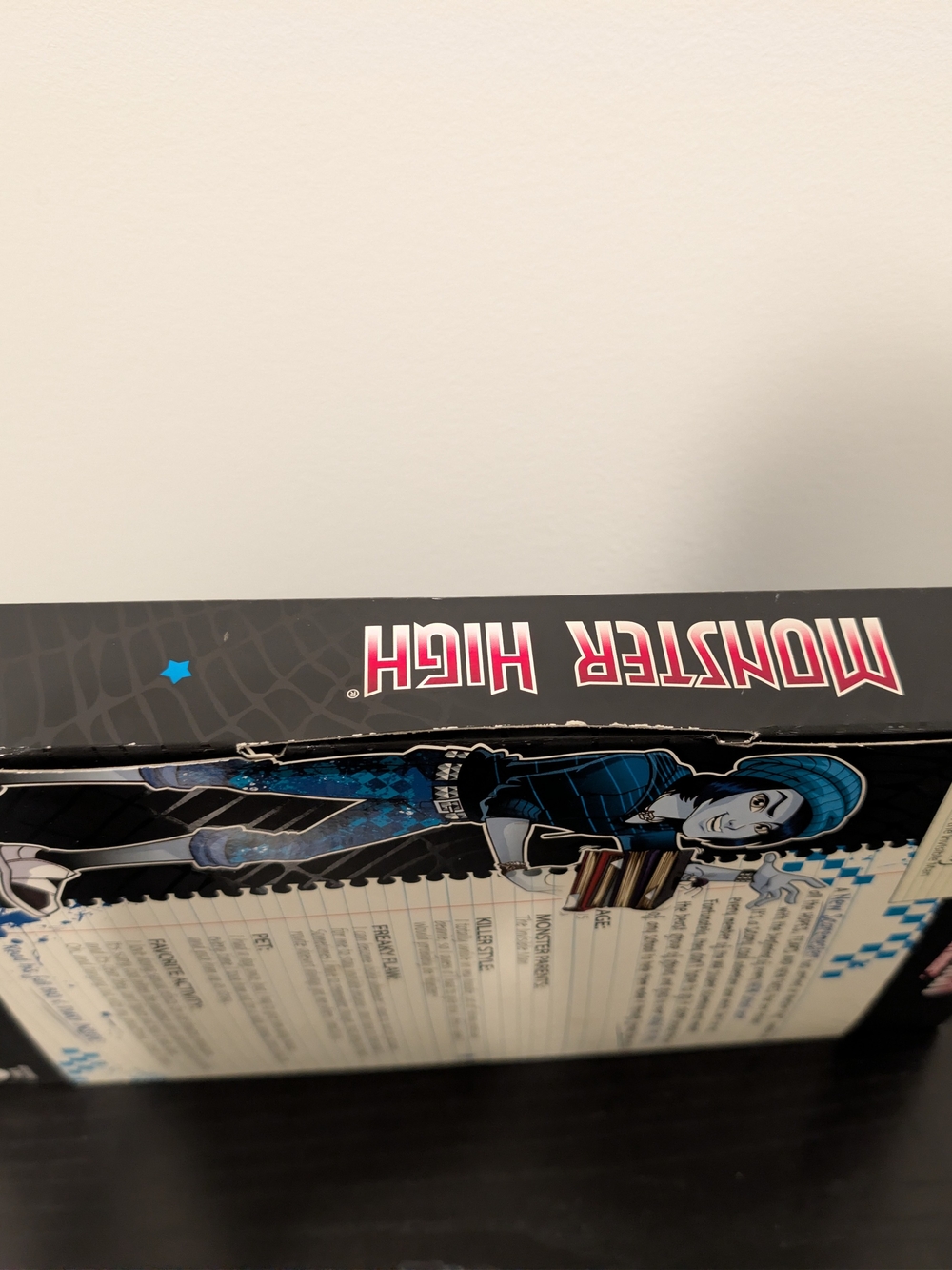 Monster High Invisi Billy Doll In Box NIB - Picture 5 of 7